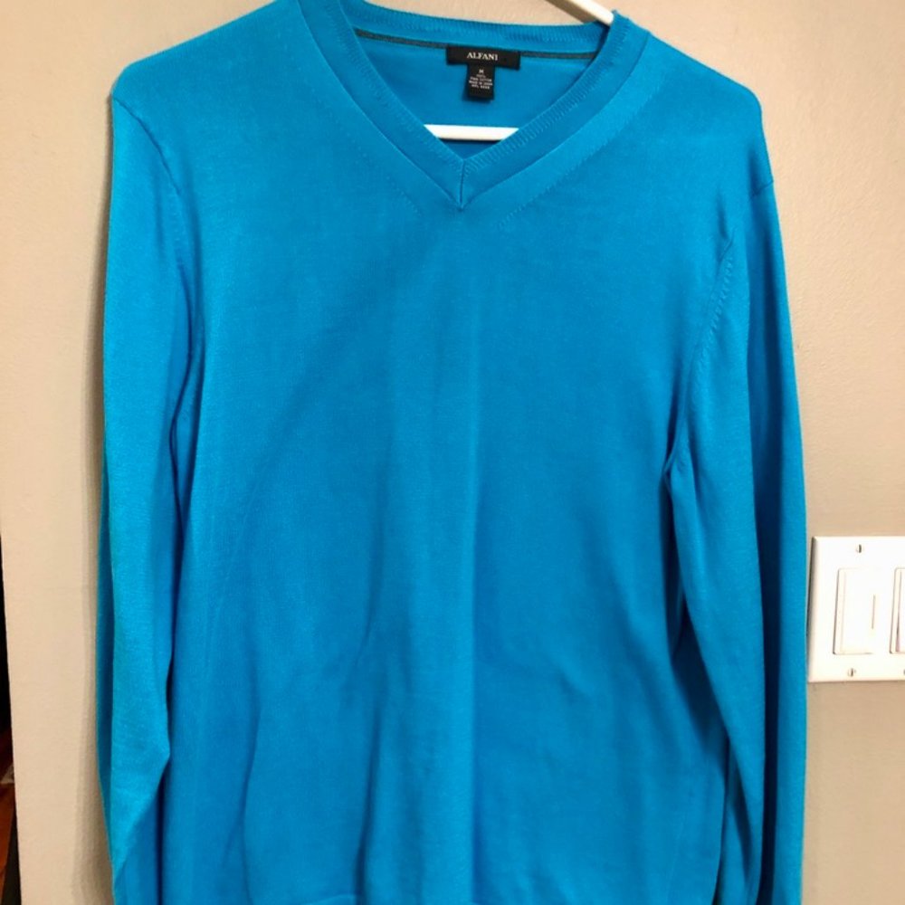 Men's Alfani 100% Pima Cotton Sweater, Sz M